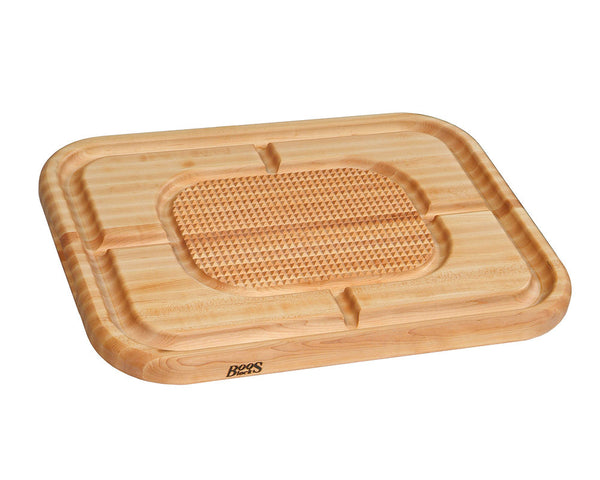 A Home Bamboo Land- Large Bamboo Cutting Board With Containers And